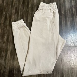 Beige / Cream Lululemon Joggers